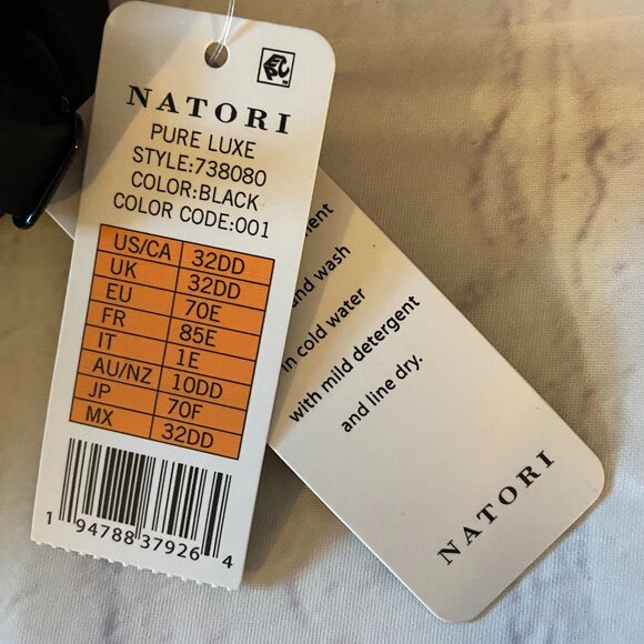 **Natori** Pure Luxe Convertible Front-Close Underwire Bra 738080 32DD NWT - Picture 6 of 6